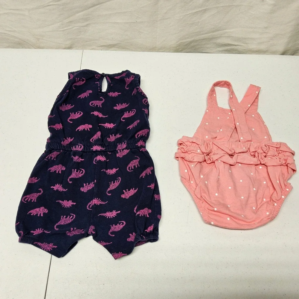 Baby Girl 9M Clothing Bundle - Carter's & Just One You - 3 Piece Lot